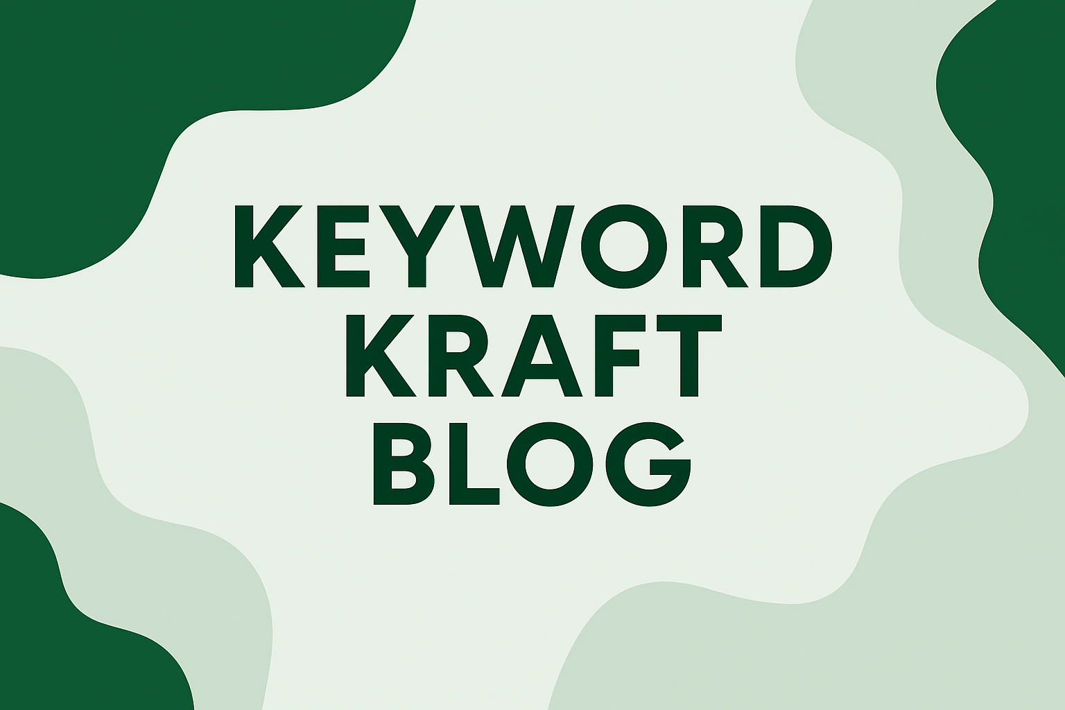 Keyword Kraft Blog